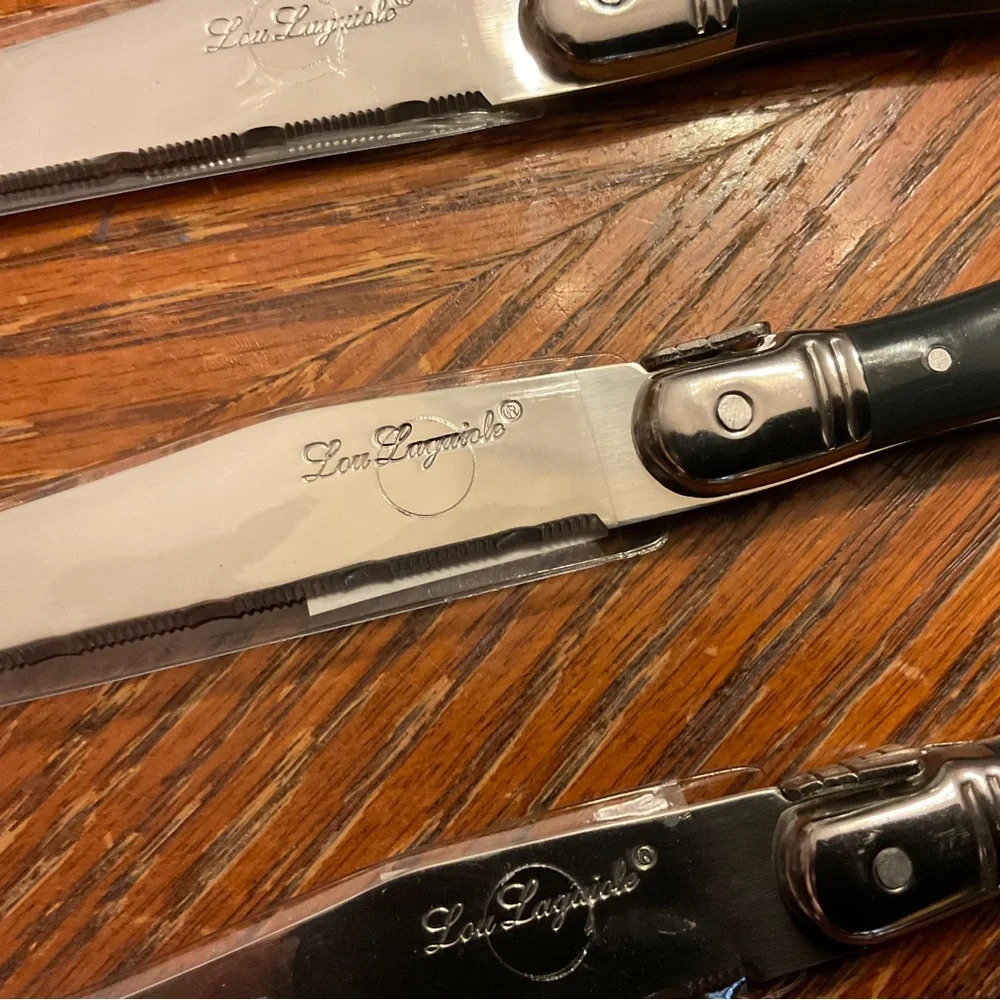 Lou Laguiole Cutlery Quality French Six Steak Knife Set Made Since 1829!